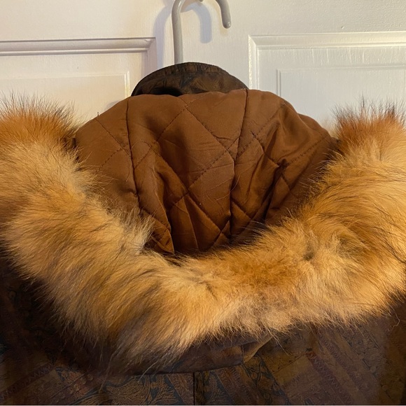 Vintage Forecaster of Boston Parka Coat Genuine Fox Fur Hood - Picture 4 of 10